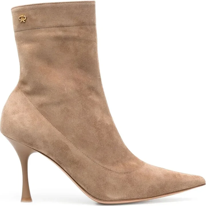 Dunn 85mm suede ankle boots