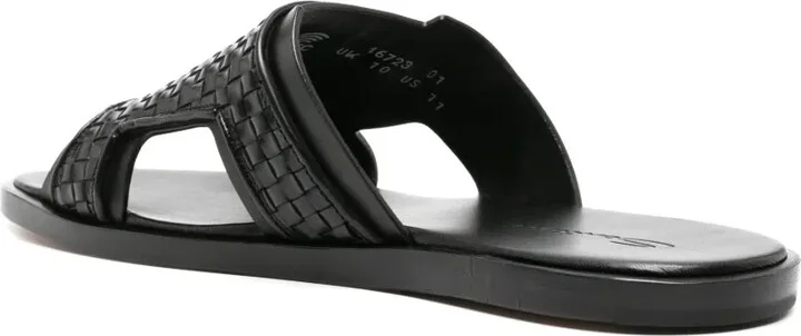 Duo leather slides - Image 3