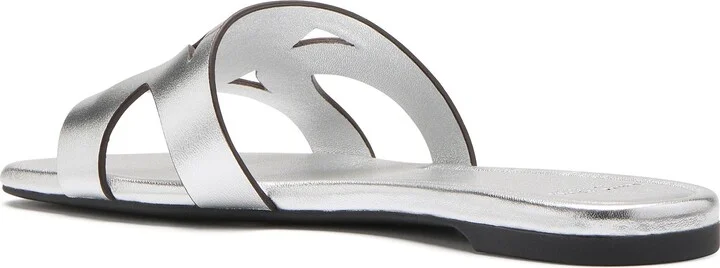 Duo Smooth Leather Slide Sandal - Image 2
