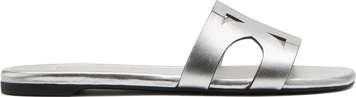 Duo Smooth Leather Slide Sandal - Image 3