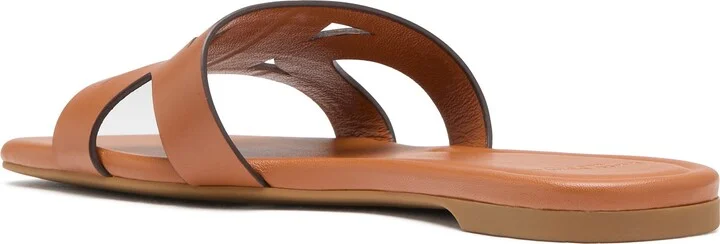 Duo Smooth Leather Slide Sandal - Image 6