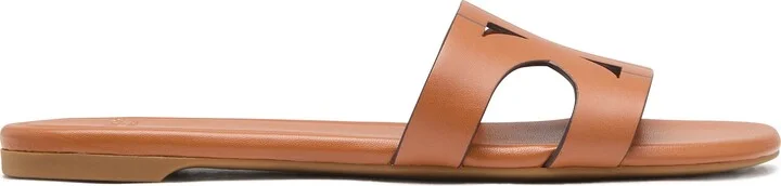 Duo Smooth Leather Slide Sandal - Image 7