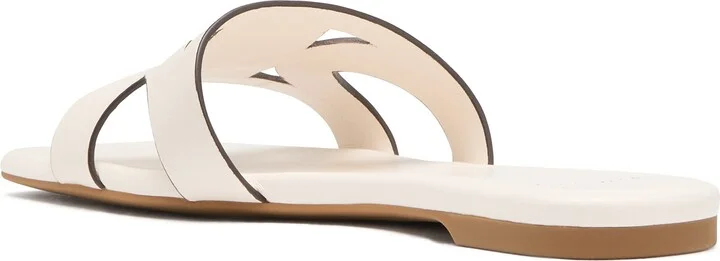 Duo Smooth Leather Slide Sandal - Image 11