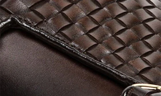 Duo Woven Leather Monk Strap Slide Sandal - Image 7