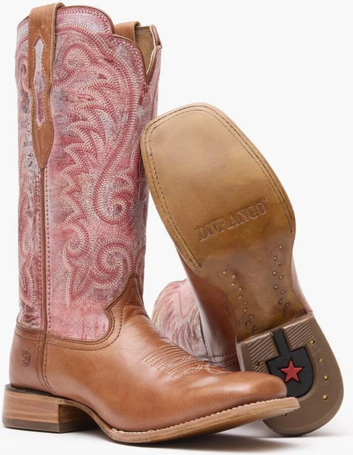 Durango Arena Pro Women's Tawny English Rose Western Boot - Image 2