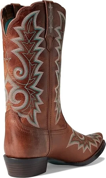 Durango Crush 12 Western Snip Toe Women's Shoes Golden Brown : 8.5 B - Medium, Leather - Image 4