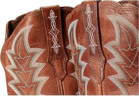 Durango Crush 12 Western Snip Toe Women's Shoes Golden Brown : 8.5 B - Medium, Leather - Image 5