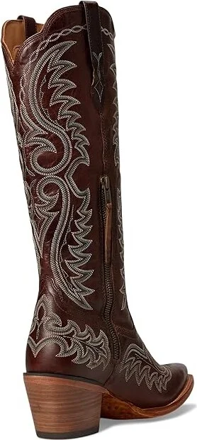 Durango Crush Cowboy Women's Boots Mahogany : 6.5 B - Medium, Leather - Image 4