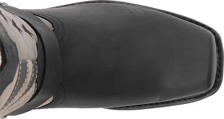 Durango Flag Harness 11 Boot Cowboy Boots Black/Charcoal/Grey : 10 D - Medium, Synthetic/Leather - Image 3