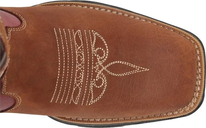 Durango Lady Rebel 10 Western Cowboy Women's Boots Briar Brown/Rusty Red : 6.5 B - Medium, Leather - Image 3