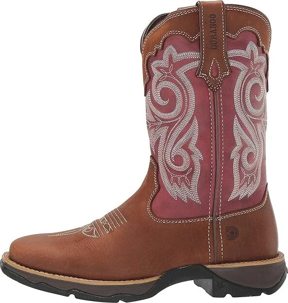 Durango Lady Rebel 10 Western Cowboy Women's Boots Briar Brown/Rusty Red : 6.5 B - Medium, Leather - Image 7