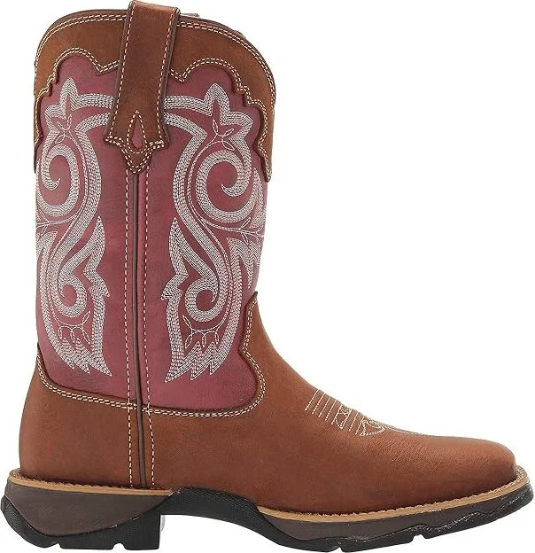 Durango Lady Rebel 10 Western Cowboy Women's Boots Briar Brown/Rusty Red : 6.5 B - Medium, Leather - Image 8