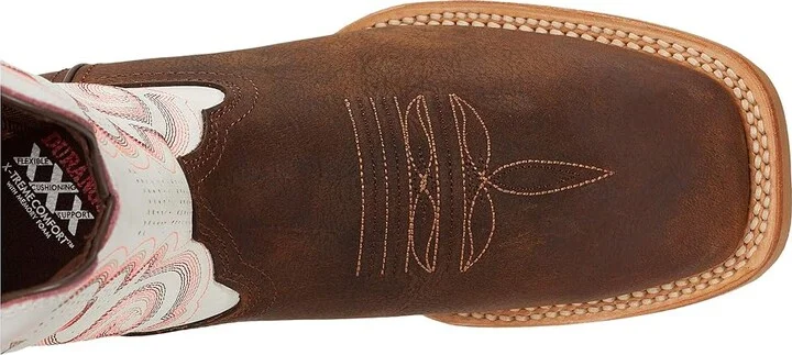 Durango Lady Rebel Protm White Ventilated 12 Women's Shoes Trail Brown/White : 6 B - Medium, Leather - Image 2