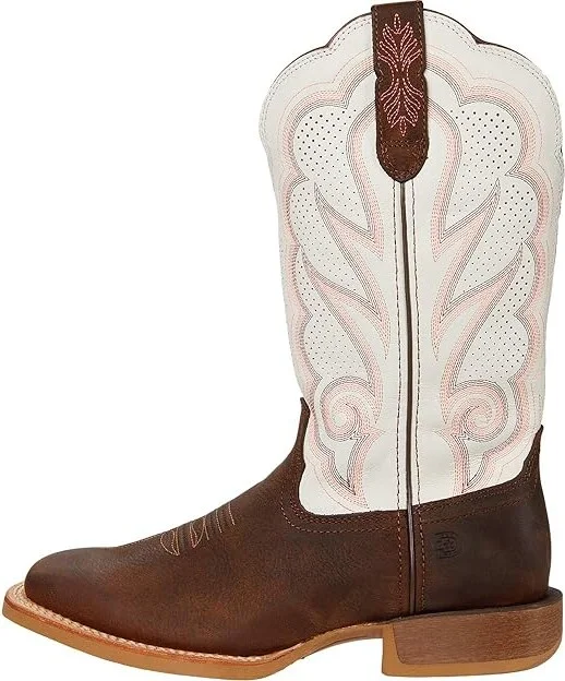 Durango Lady Rebel Protm White Ventilated 12 Women's Shoes Trail Brown/White : 6 B - Medium, Leather - Image 6