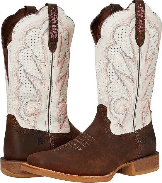 Durango Lady Rebel Protm White Ventilated 12 Women's Shoes Trail Brown/White : 6 B - Medium, Leather