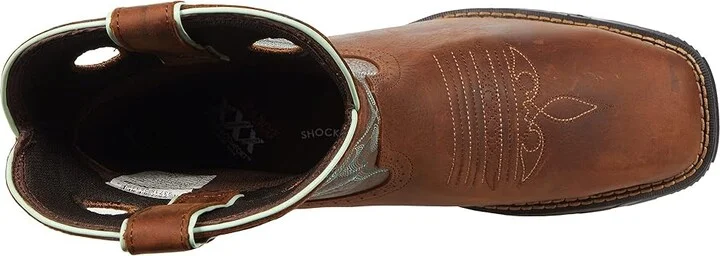 Durango Maverick 10 Western STOE, WP Women's Shoes Tan : 7 B - Medium, Synthetic/Leather - Image 2