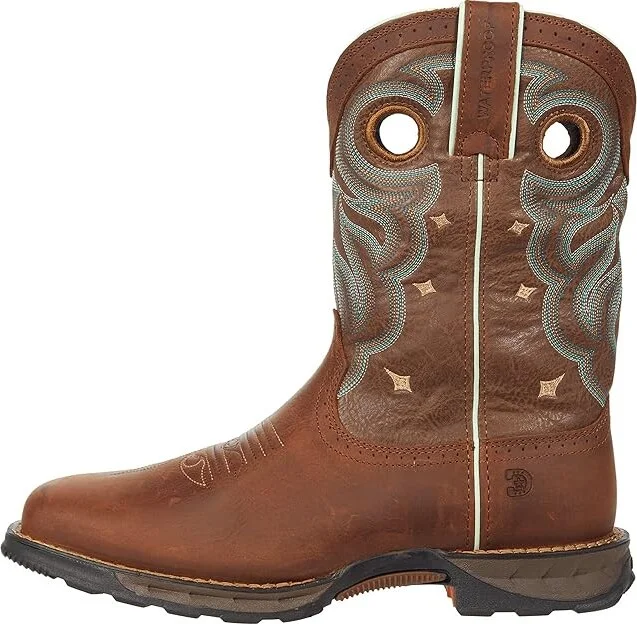 Durango Maverick 10 Western STOE, WP Women's Shoes Tan : 7 B - Medium, Synthetic/Leather - Image 6