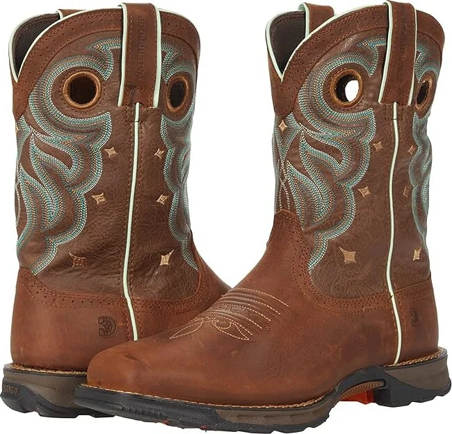 Durango Maverick 10 Western STOE, WP Women's Shoes Tan : 7 B - Medium, Synthetic/Leather