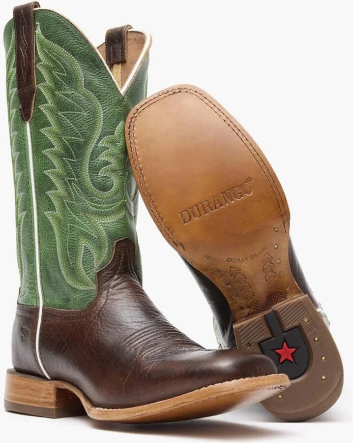 Durango Men's Arena Pro Hickory and Shamrock Green Western Boot - Image 2