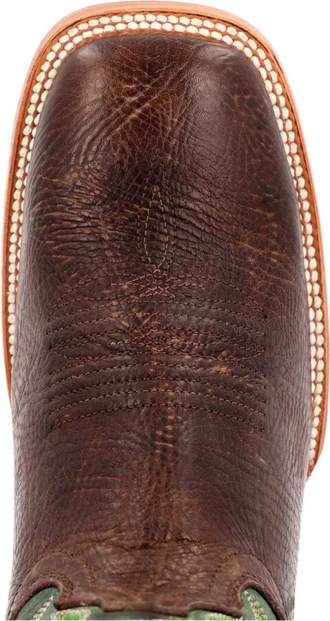 Durango Men's Arena Pro Hickory and Shamrock Green Western Boot - Image 6