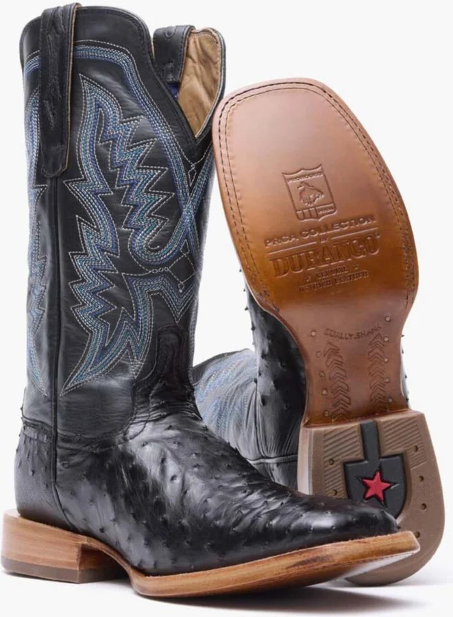 Durango Men's Prca Collection Full-Quill Ostrich Western Boot - Image 2