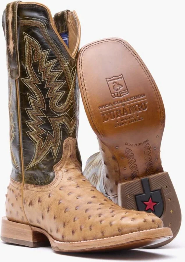 Durango Men's Prca Collection Full-Quill Ostrich Western Boot - Image 7