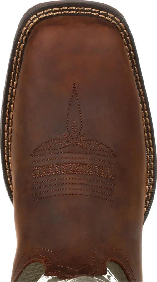 Durango Men's Rebel by Army Green Usa Print Western Boot - Image 6
