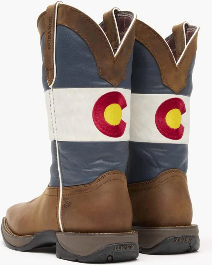 Durango Men's Rebel by Colorado Flag Western Boot - Image 4