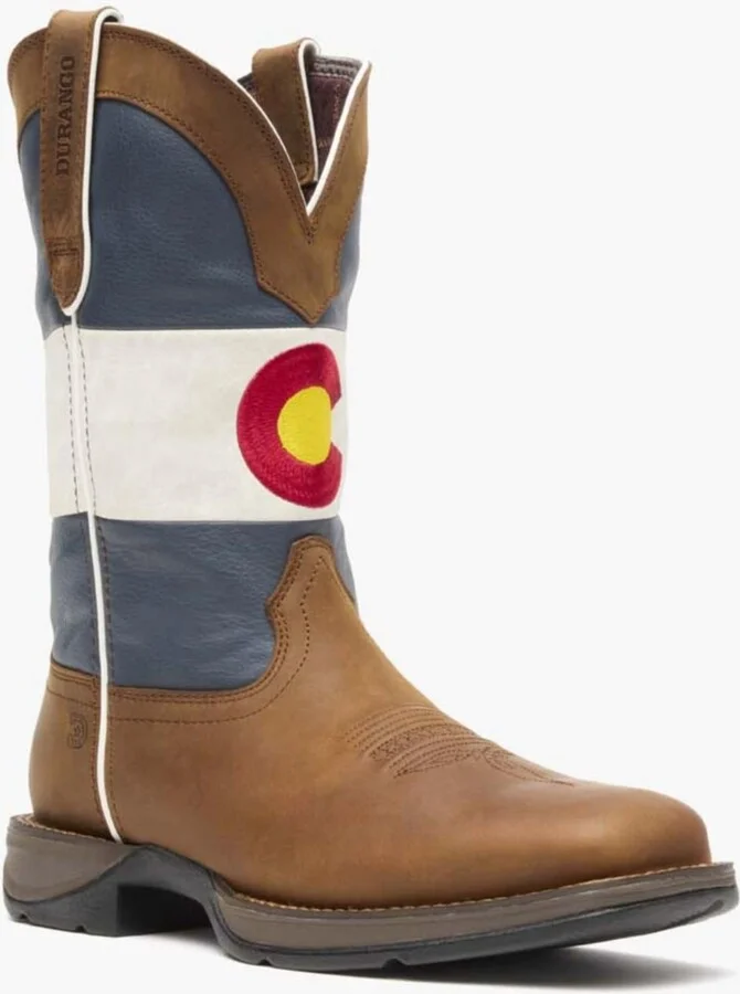 Durango Men's Rebel by Colorado Flag Western Boot