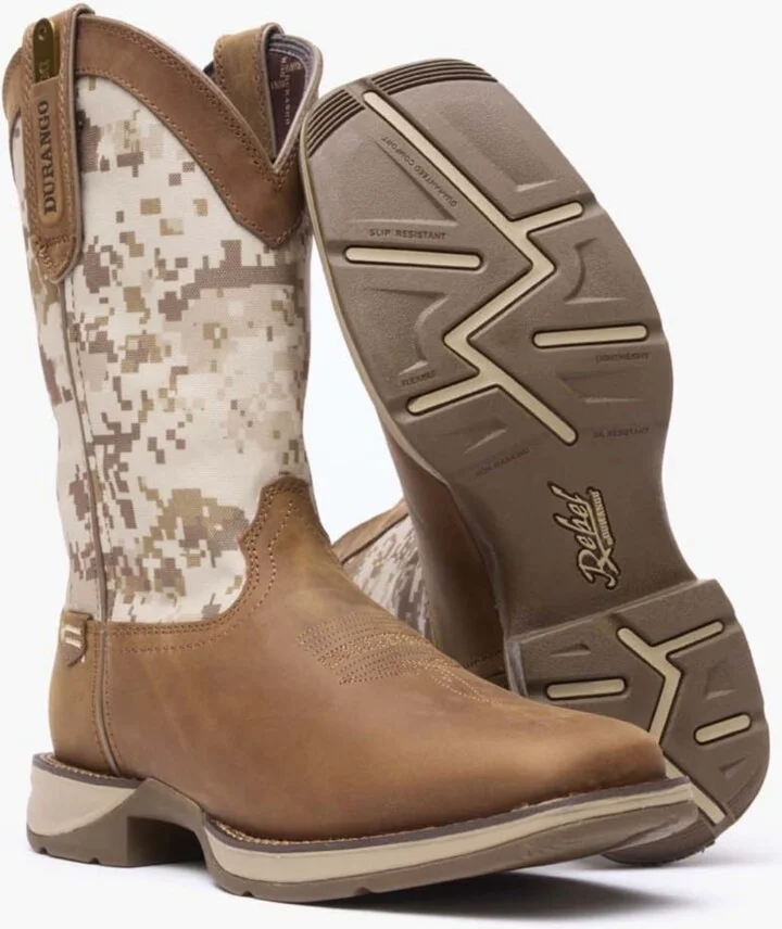 Durango Men's Rebel by Desert Camo Pull-on Western Boot - Image 8