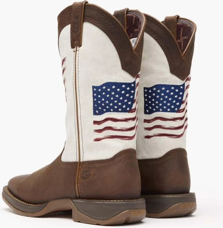 Durango Men's Rebel by Distressed Flag Embroidery Western Boot - Image 4