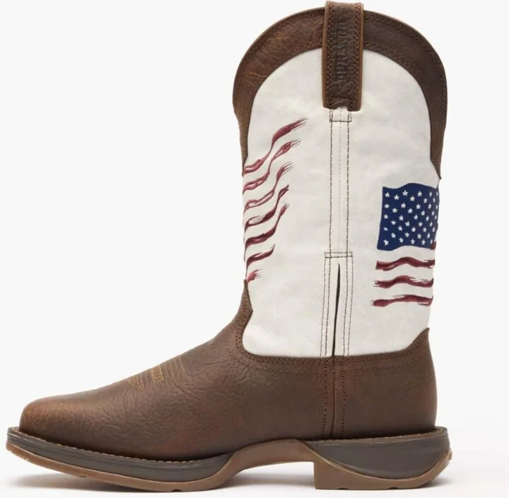 Durango Men's Rebel by Distressed Flag Embroidery Western Boot - Image 5