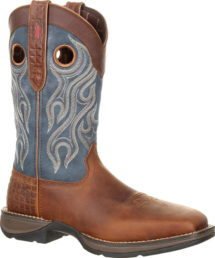Durango mens Rebel By Durango Steel Toe Pull-on Western Mid Calf Boot