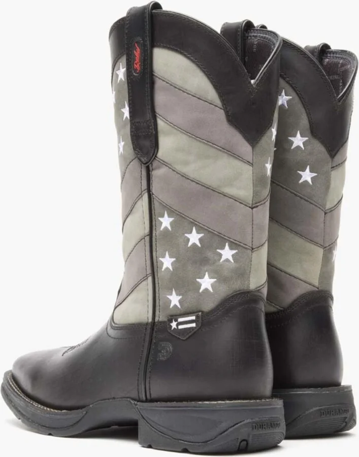 Durango Men's Rebel by Faded Black Flag Western Boot - Image 4