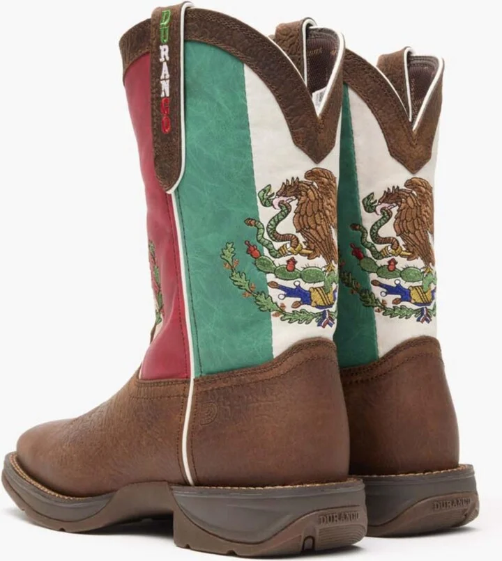 Durango Men's Rebel by Mexico Flag Western Boot - Image 4