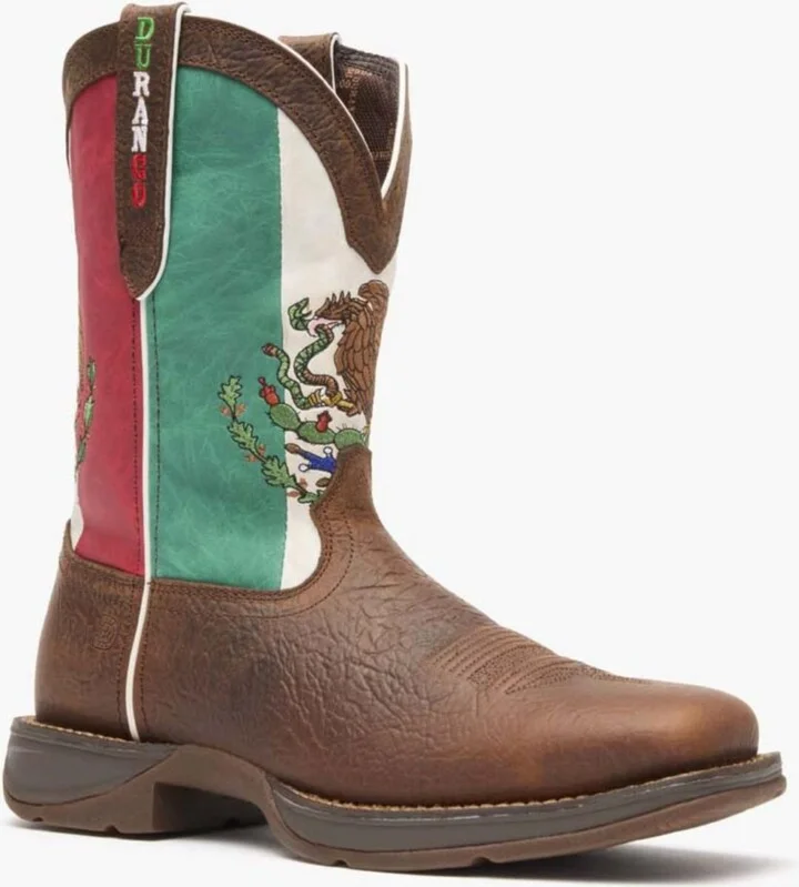 Durango Men's Rebel by Mexico Flag Western Boot