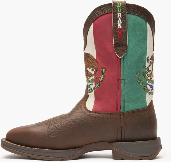 Durango Men's Rebel by Steel Toe Mexico Flag Western Boot - Image 5