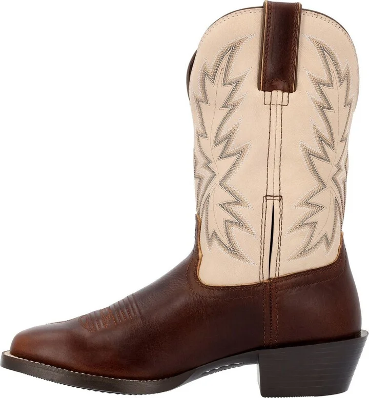Durango Men's Westward Chocolate Bone Western Boot - Image 5
