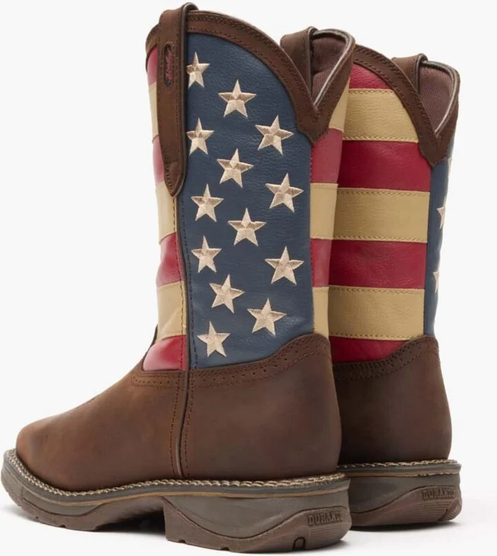 Durango Men's Workin' Rebel Patriotic Steel Toe Work Boot - Image 5