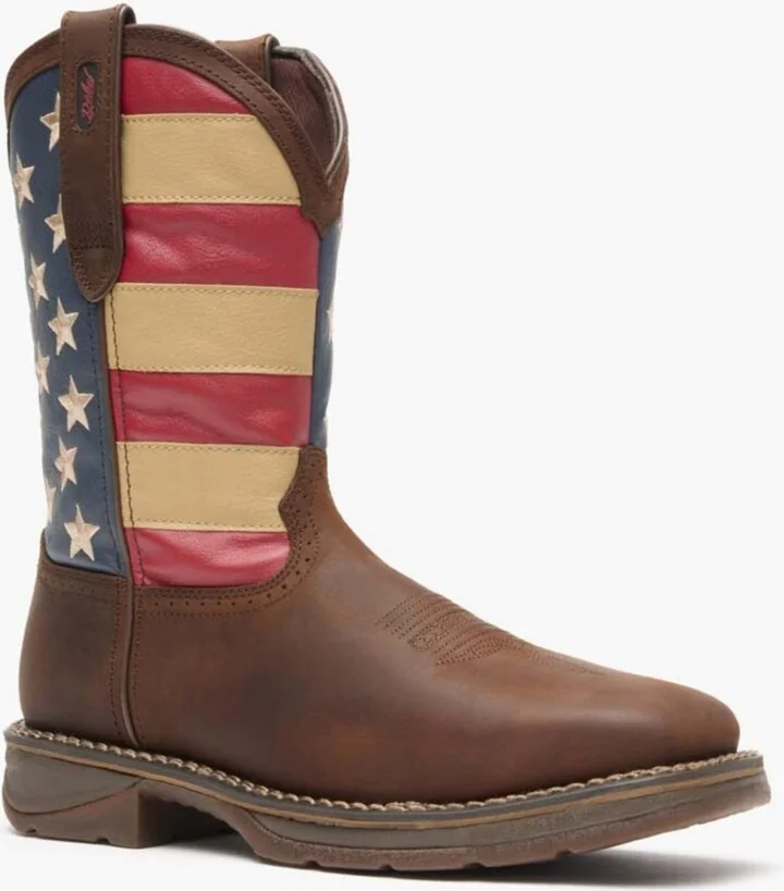 Durango Men's Workin' Rebel Patriotic Steel Toe Work Boot