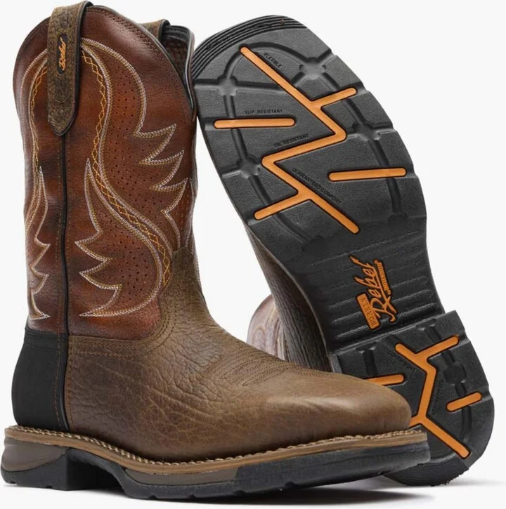 Durango Men's Workin' Rebel Steel Toe Ventilated with InsulKul Work Boot - Image 2
