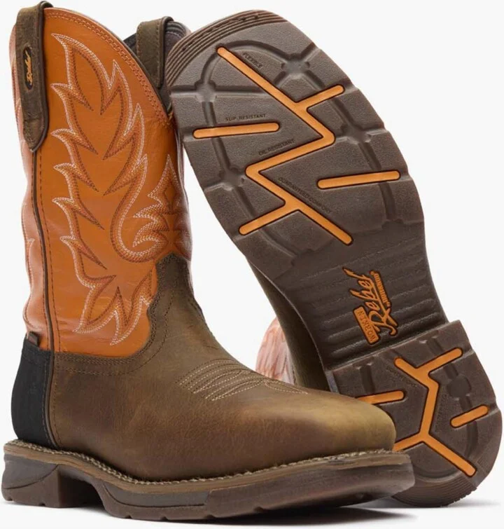 Durango Men's Workin' Rebel Steel Toe Waterproof with InsulKul Work Boot - Image 2