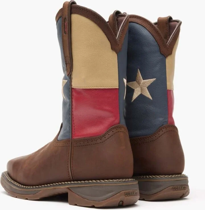 Durango Men's Workin' Rebel Texas Flag Steel Toe Work Boot - Image 4