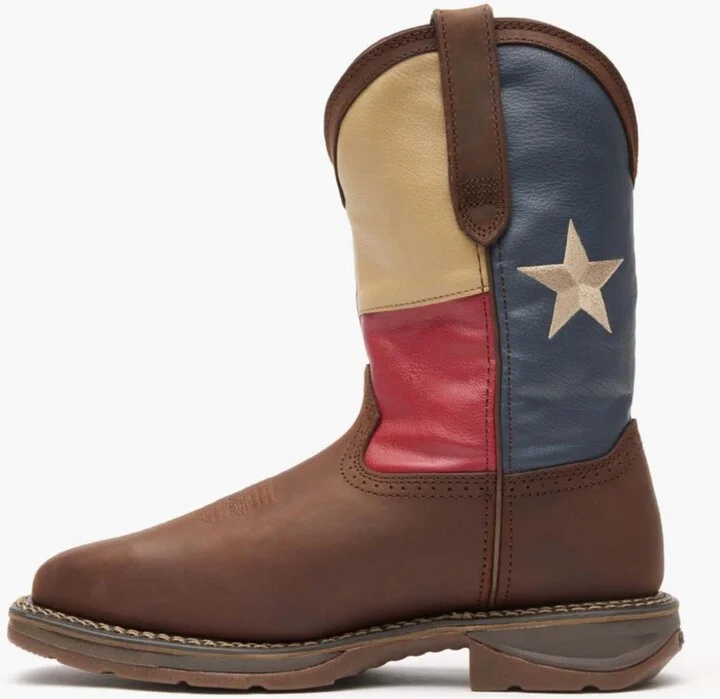 Durango Men's Workin' Rebel Texas Flag Steel Toe Work Boot - Image 5