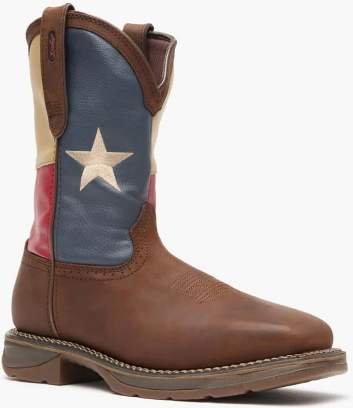 Durango Men's Workin' Rebel Texas Flag Steel Toe Work Boot
