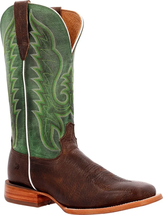 Durango® Pro Hickory and Shamrock Green Western Boot