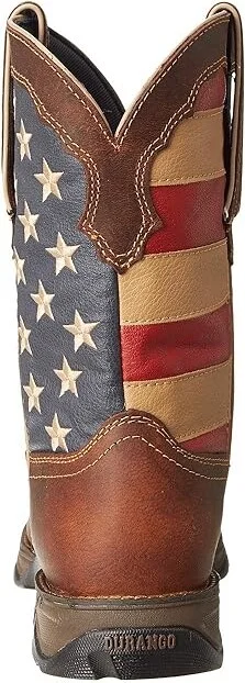 Durango RD4414 - Flag Women's Pull-on Boots Dark Brown : 7 B - Medium - Image 5