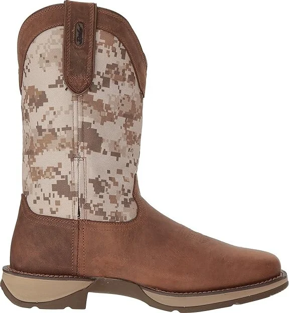 Durango Rebel 12 Desert Camo Cowboy Boots Dusty Brown/Desert Camo : 9 D - Medium, Leather - Image 8