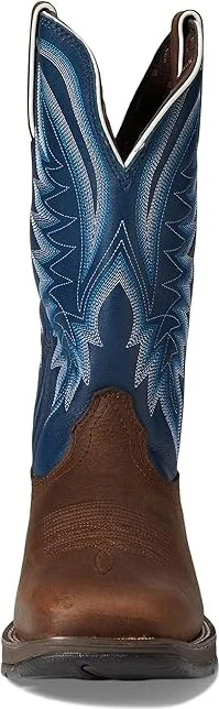 Durango Rebel 12 Soft Square Toe Men's Shoes Denim/Brown : 10 D - Medium, Leather - Image 2