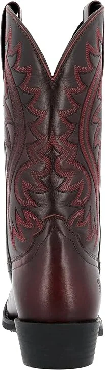 Durango Shyloh Cowboy Boots Burnished Burgundy : 9 EE - Wide, Leather - Image 4